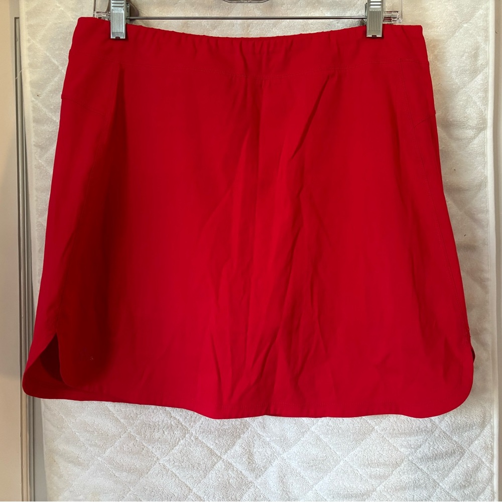 Red Addidas Golf Skort